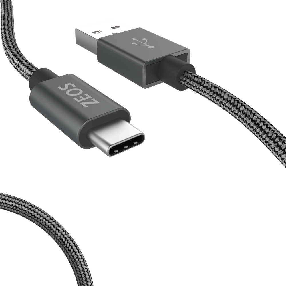 ZEOS Premium Type C To USB Cable